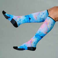 Viasox Pastel Marble Compression Socks alternate view