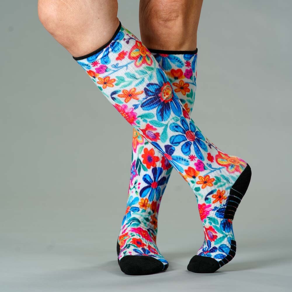 Viasox Joy Compression Socks stretched display