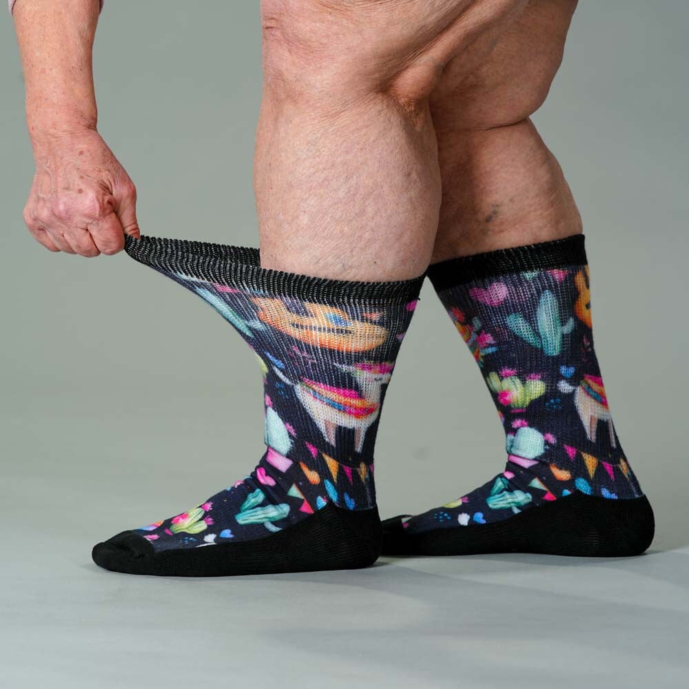 Viasox Llama Love EasyStretch Socks showcase image