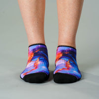 Viasox Magic Marble Ankle Compression Socks 5-Pack Bundle detail close-up