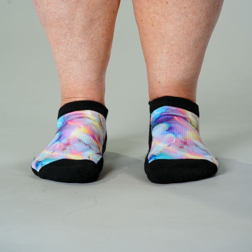Viasox Magic Marble Ankle Socks 5-Pack Bundle side view