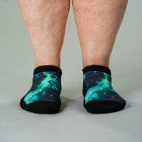 Viasox Malachite Ankle Socks side view