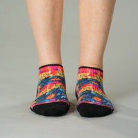 Viasox Spring Picnic Ankle Compression Socks side view