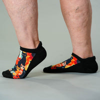 Viasox Whiskers Ankle Socks stretched display