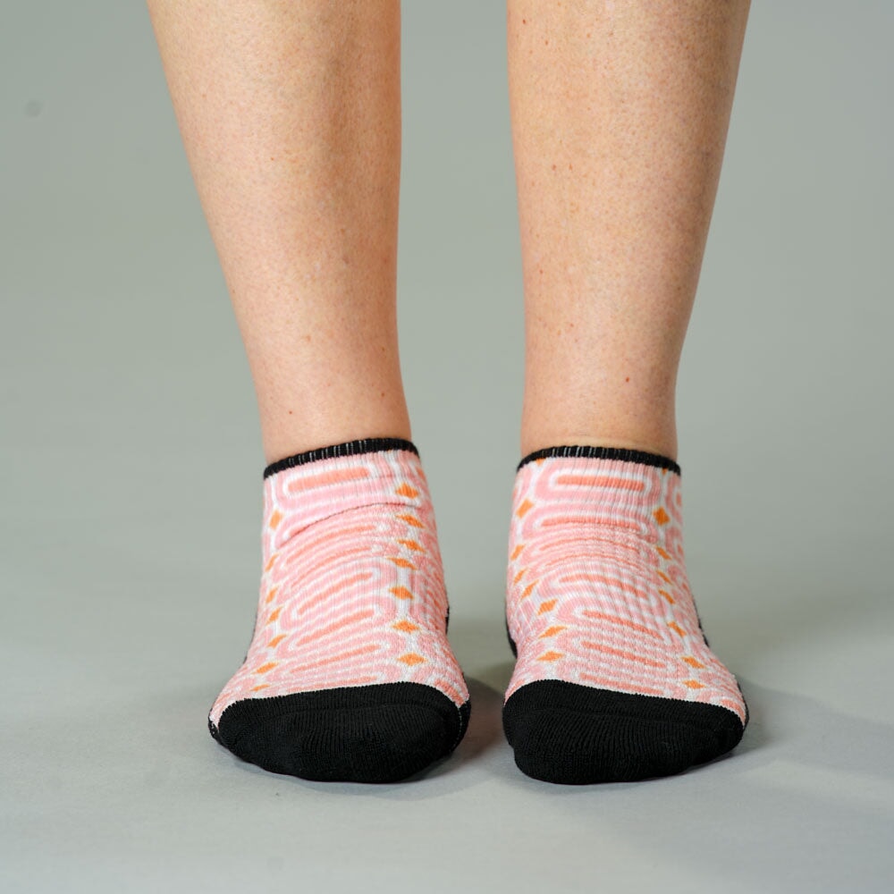 Viasox Retro Pastel Ankle Compression Socks 5-Pack Bundle alternate view