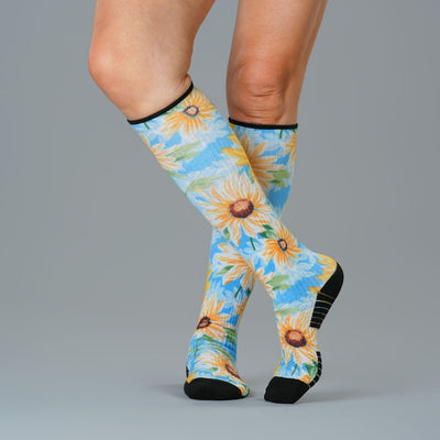 Sunflower Sky Compression Socks