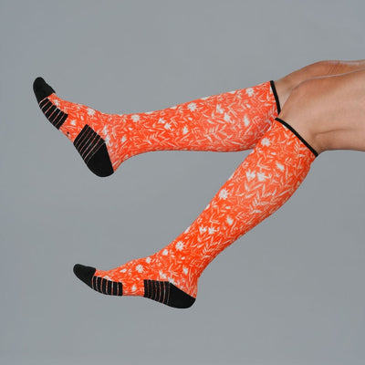Citrus Meadow Compression Socks