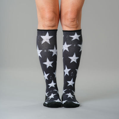 Retro Stars Compression Socks