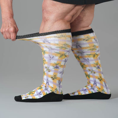 Lavender Lemon EasyStretch™ Socks