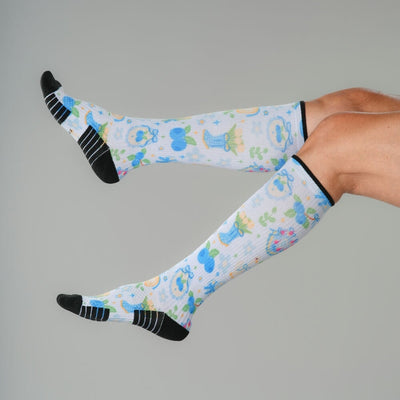 Berry Blue Compression Socks