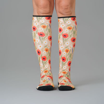 Poppy Summer Compression Socks