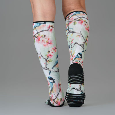 Chickadees Compression Socks