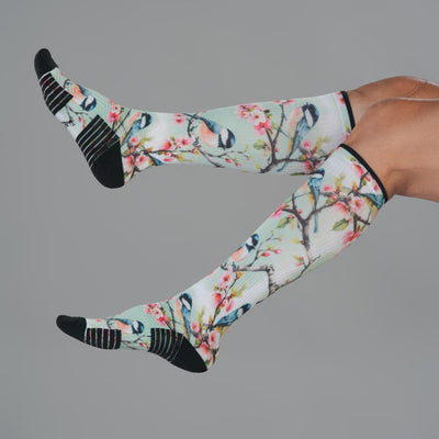Chickadees Compression Socks
