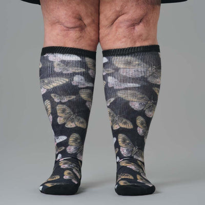 Midnight Moths EasyStretch™ Socks