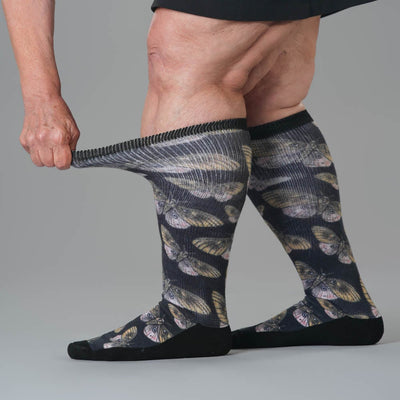 Midnight Moths EasyStretch™ Socks