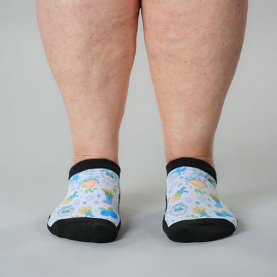 Berry Blue Ankle Socks