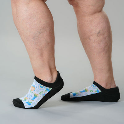 Berry Blue Ankle Socks