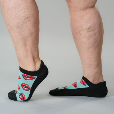 Vintage Kiss Ankle Socks