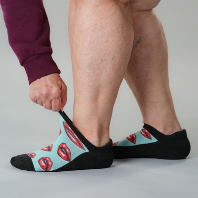 Vintage Kiss Ankle Socks