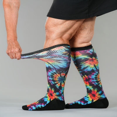 Rainbow Dye EasyStretch™ Socks