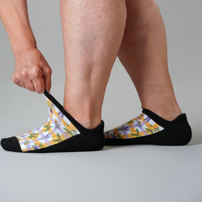 Lavender Lemon Ankle Socks