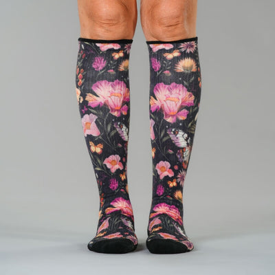 Night Garden Compression Socks