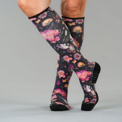 Night Garden Compression Socks