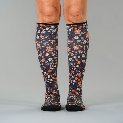Fall Daisies Compression Socks