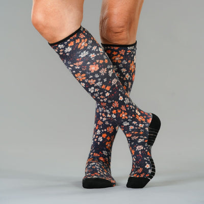Fall Daisies Compression Socks