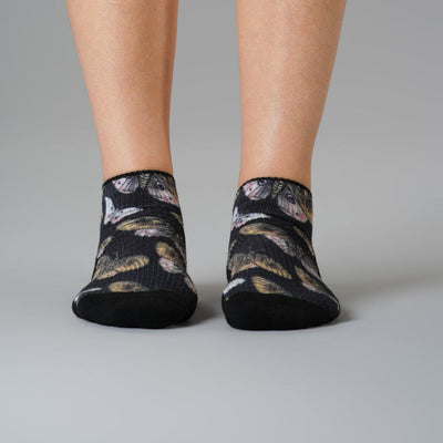 Midnight Moths Ankle Compression Socks