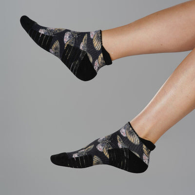 Midnight Moths Ankle Compression Socks