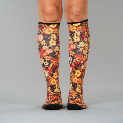 Amber Blooms Compression Socks