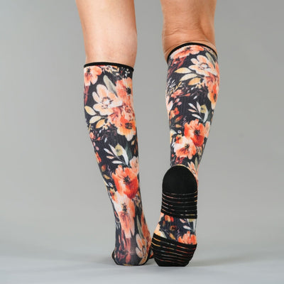 Fall Floral Compression Socks