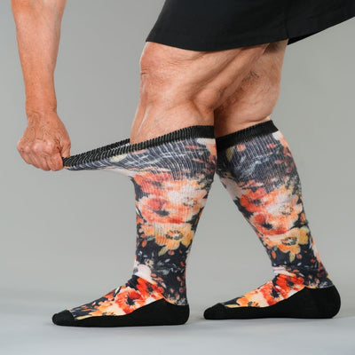 Fall Floral EasyStretch™ Socks