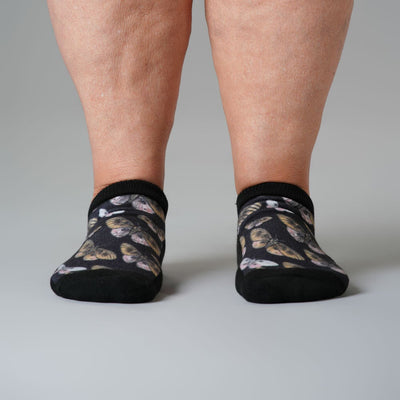 Midnight Moths Ankle Socks