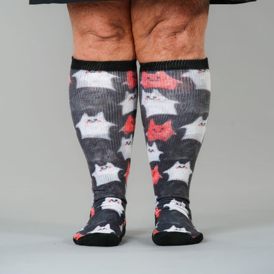 Viasox Boo Kitties EasyStretch™ Socks, photo 3
