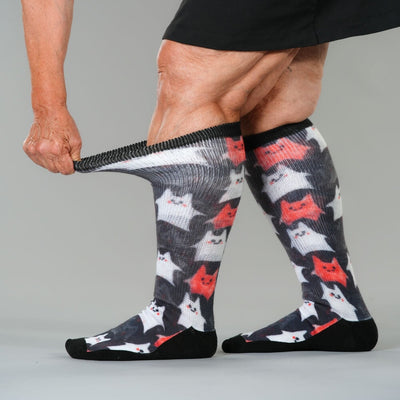 Viasox Boo Kitties EasyStretch™ Socks, photo 4