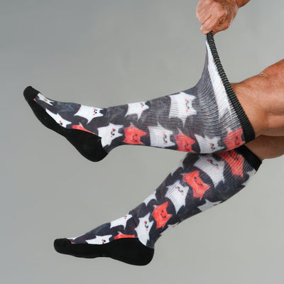 Viasox Boo Kitties EasyStretch™ Socks, photo 5