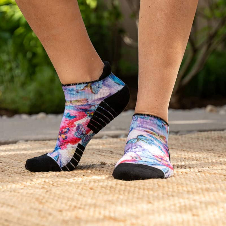 Flower Power Ankle Compression Socks Bundle 3-Pack