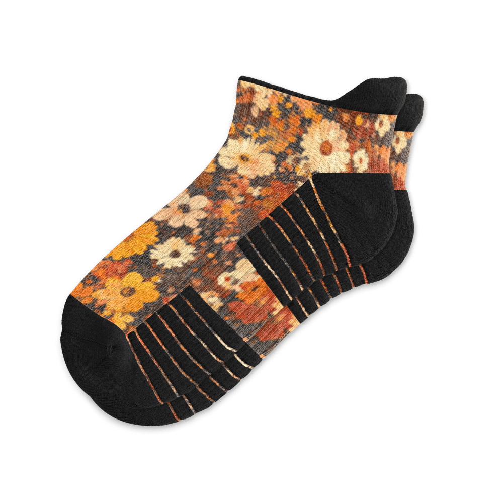 Amber Blooms Ankle Compression Socks