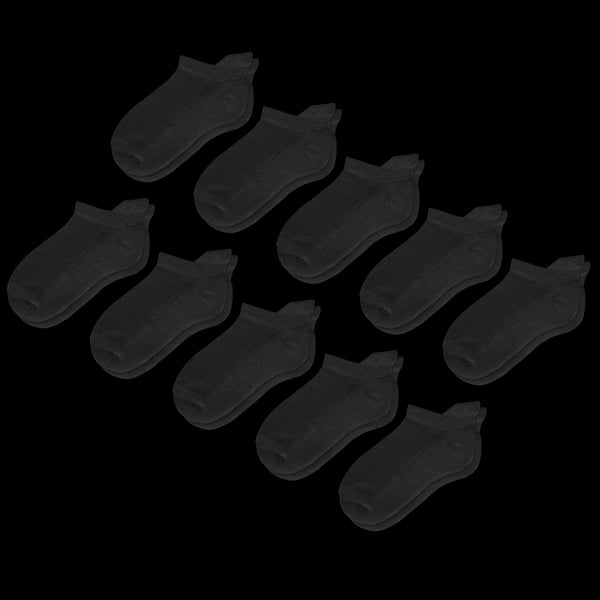 Black Ankle Diabetic Socks Bundle 10-Pack