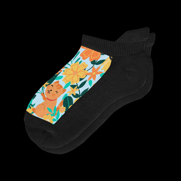 Kitty Garden Ankle Diabetic Socks