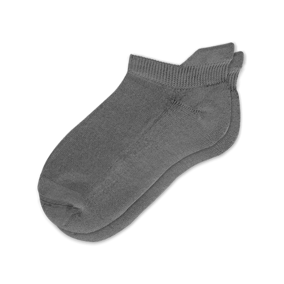 Viasox Gray Ankle Socks front view