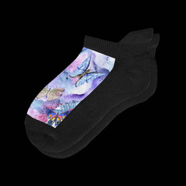 Butterfly Ankle Diabetic Socks