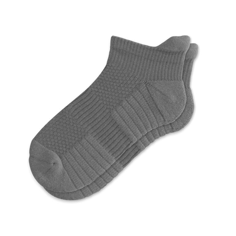 Gray Ankle Compression Socks