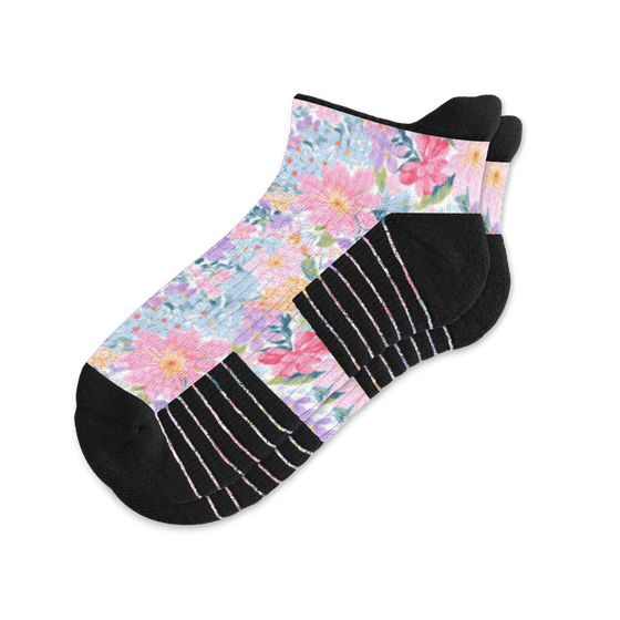 Viasox Bouquet Ankle Compression Socks front view