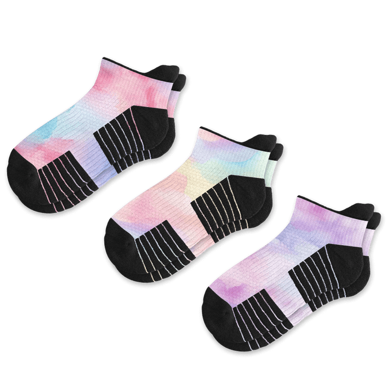 Water Color Bundle Ankle Compression Socks 3-Pack Bundle