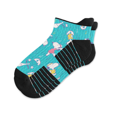 Viasox Beagle Ballet Ankle Compression Socks front view