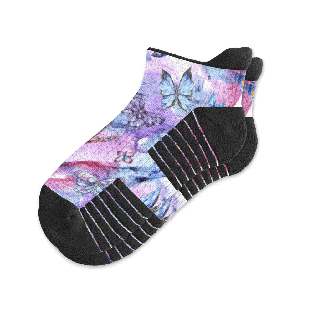 AnkleLength Compression Socks Butterfly Pattern Viasox