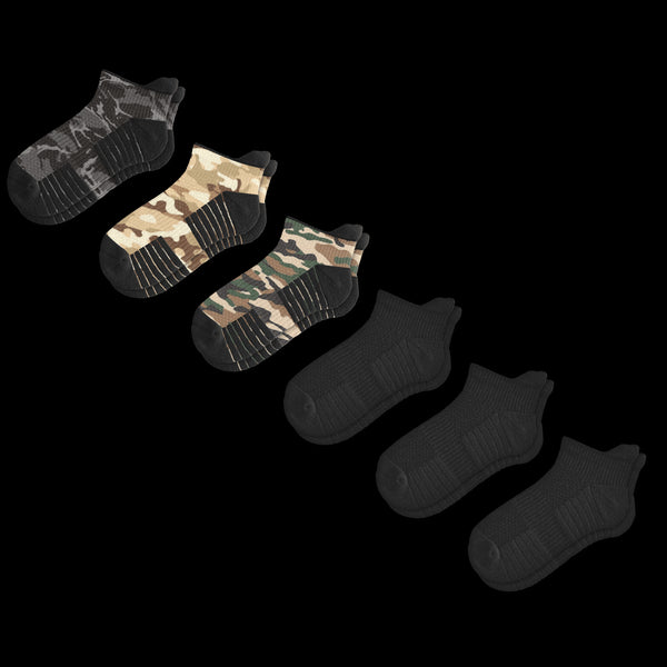 Tactical Ankle Compression Socks Bundle 6-Pack